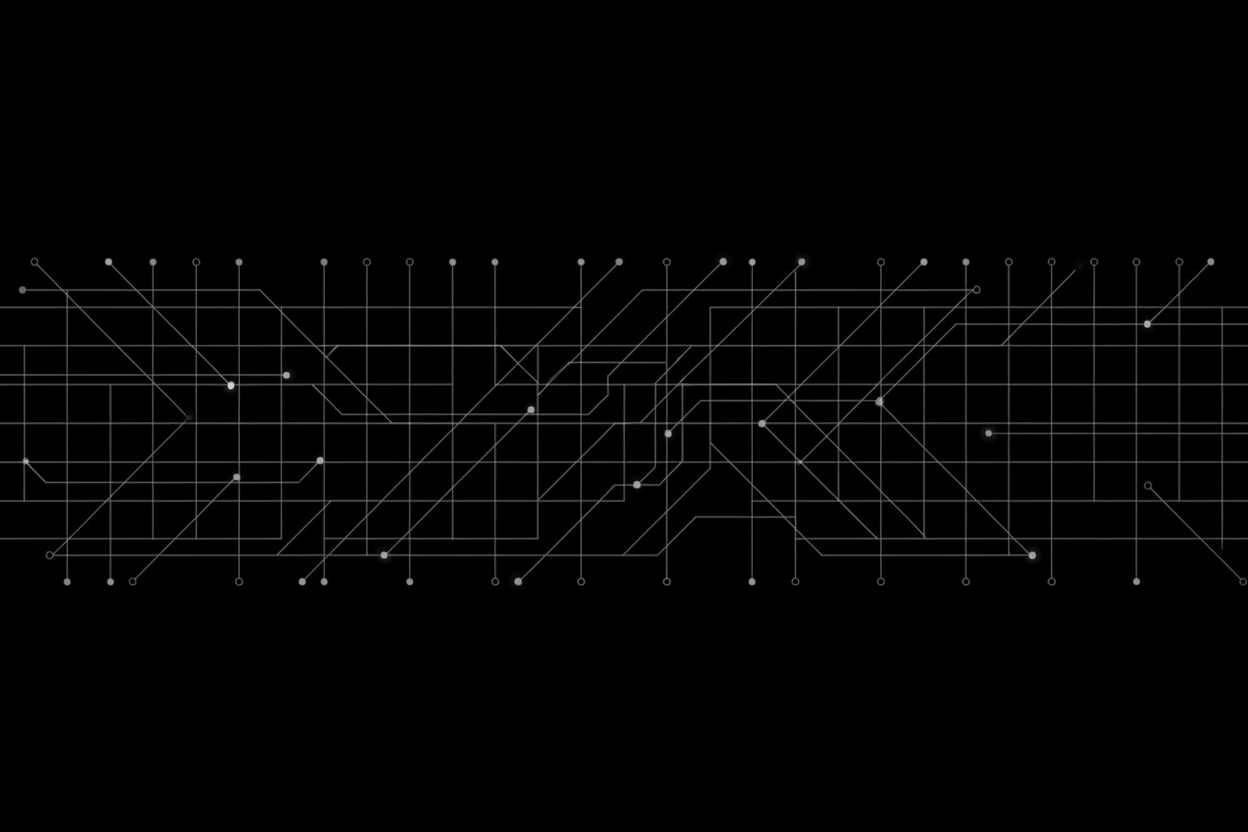 纯黑背景浅灰线条设计背景图